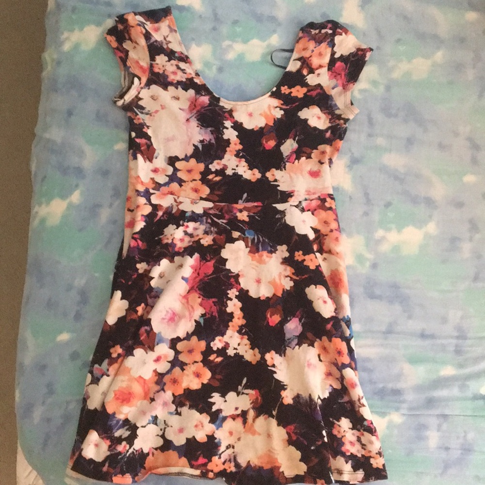 Floral skater dress